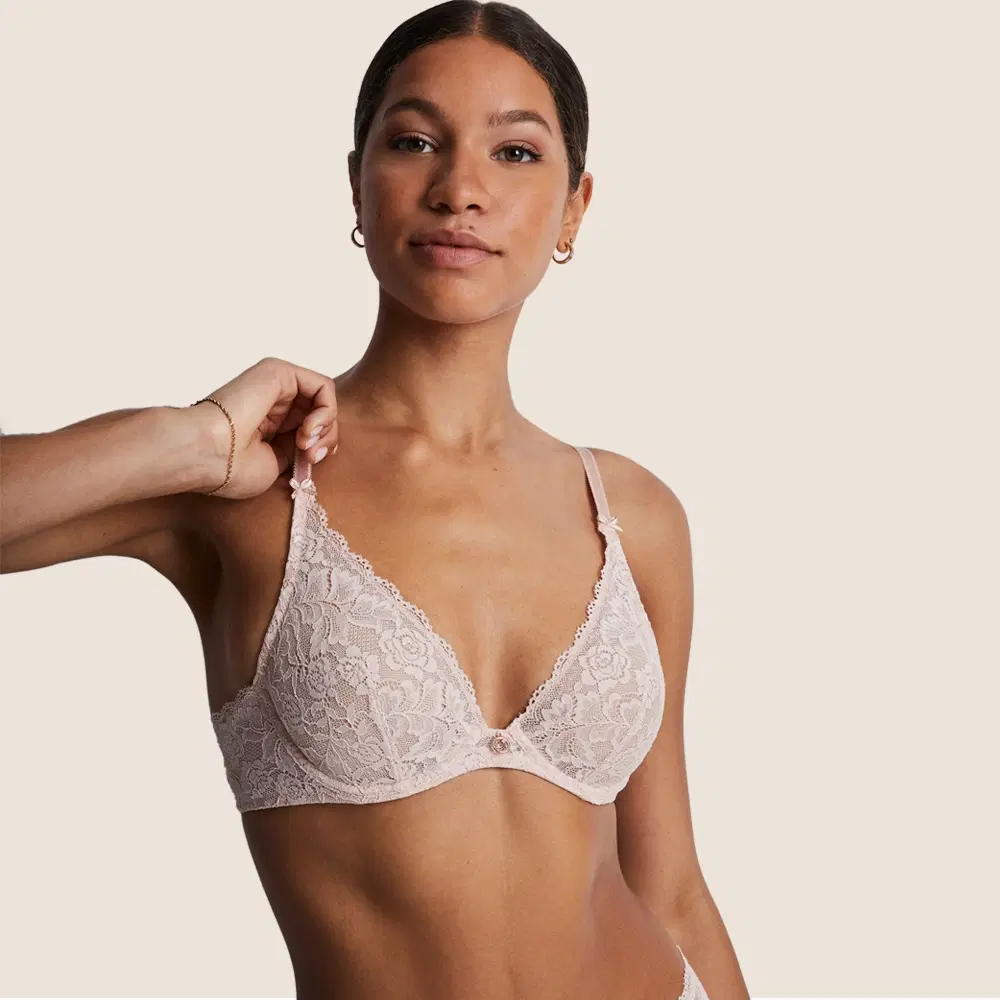 Triangle Plunge Comfort BH 'Rosessence'