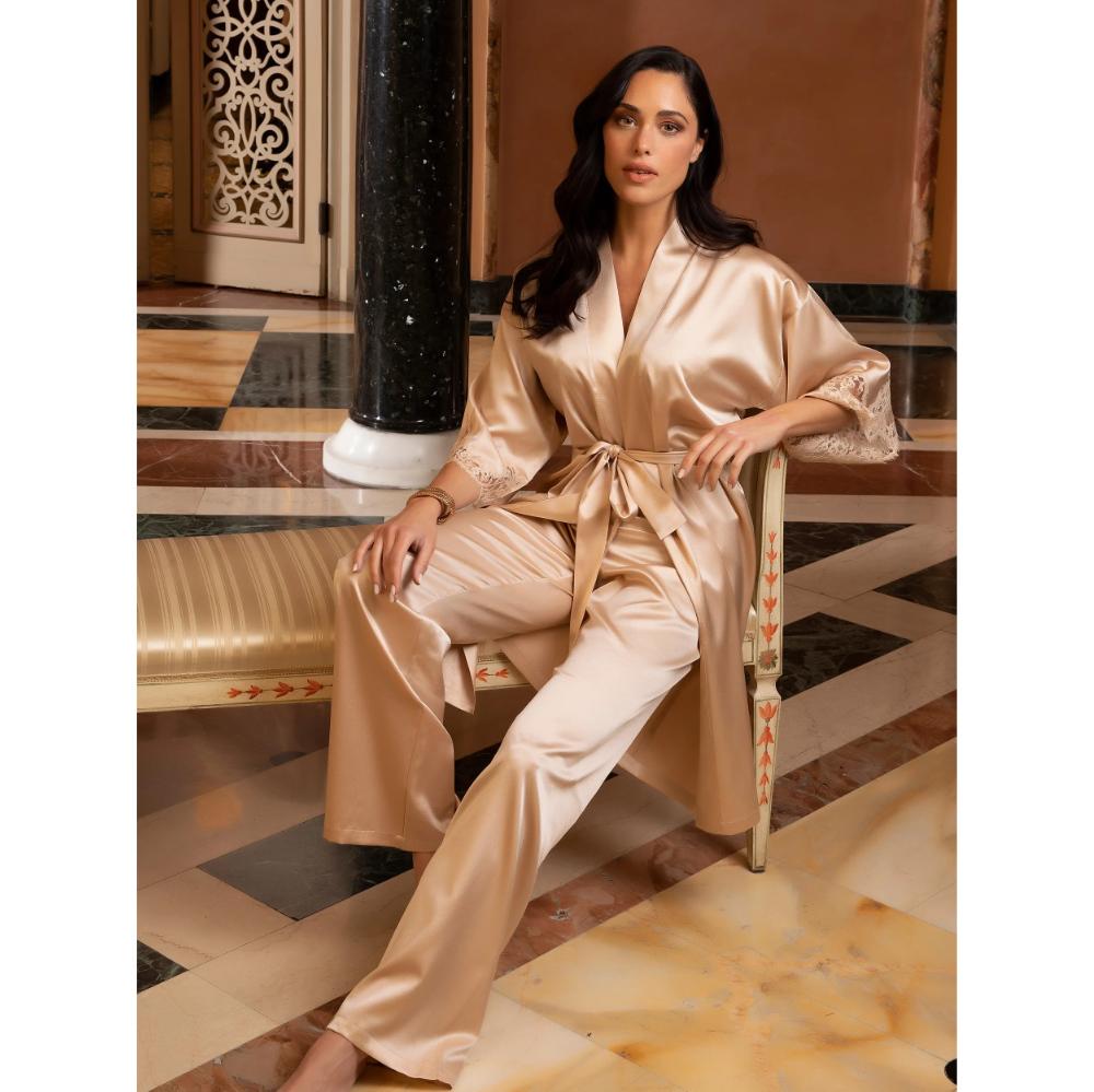 Kimono 'Splendeur Soie' Aurore LISE CHARMEL