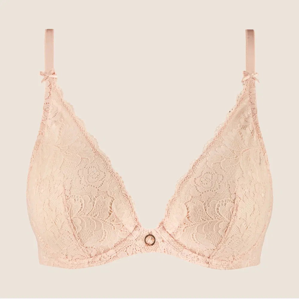 Triangle Plunge Comfort BH 'Rosessence'